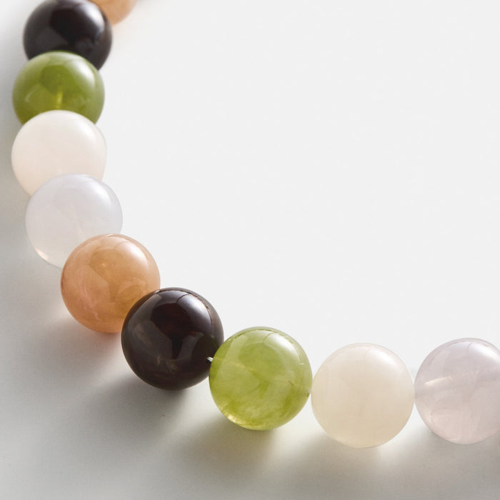 Jane Beaded Necklace - Earth Tones