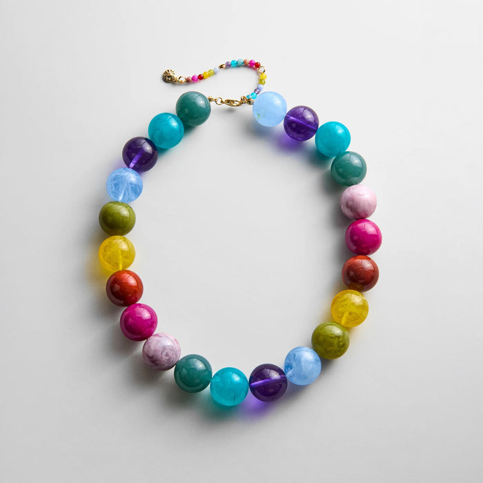 Jane Beaded Necklace - Multi Bead