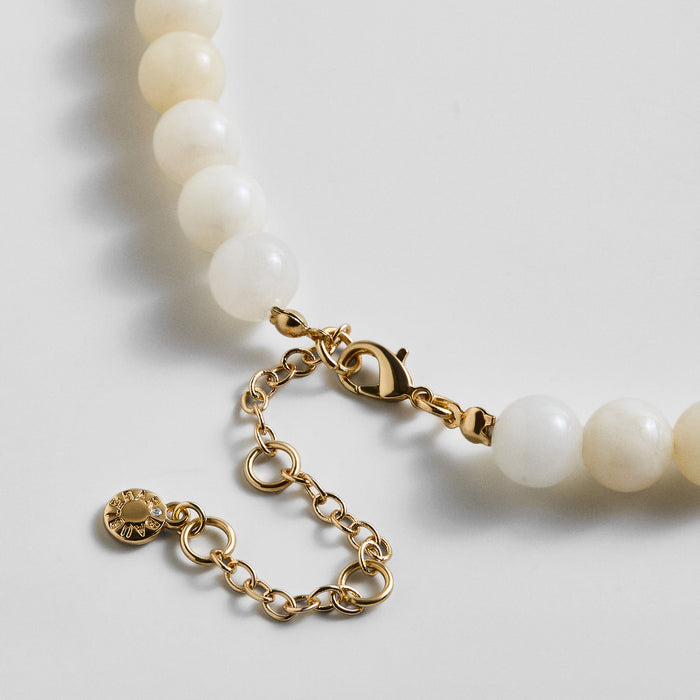 Janelle Semi-Precious Necklace - Ivory