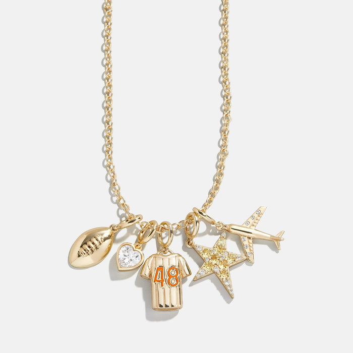 Jersey Custom Cluster Charm - Orange