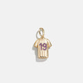 Jersey Custom Cluster Charm - Purple