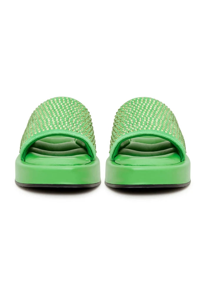 Jewel Platform Mule - Green