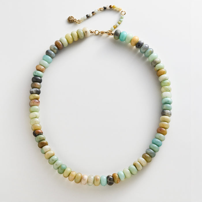 Joyce Semi-Precious Beaded Necklace - Amazonite