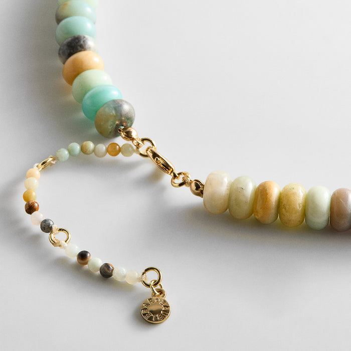 Joyce Semi-Precious Beaded Necklace - Amazonite