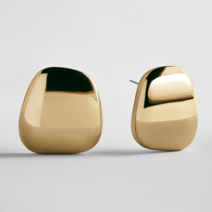 Kelly Gold Stud Earrings