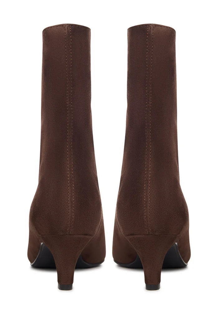Kitten Heel Ankle Boots Dolly - Brown