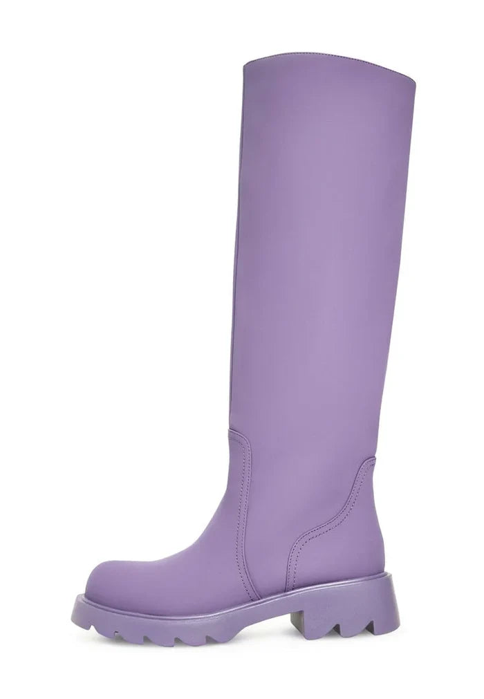 Purple / 36 / Leather