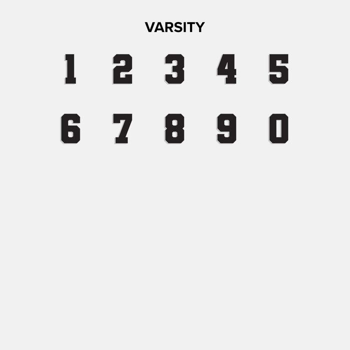 Knotty Varsity Custom Necklace - Purple Single Digit
