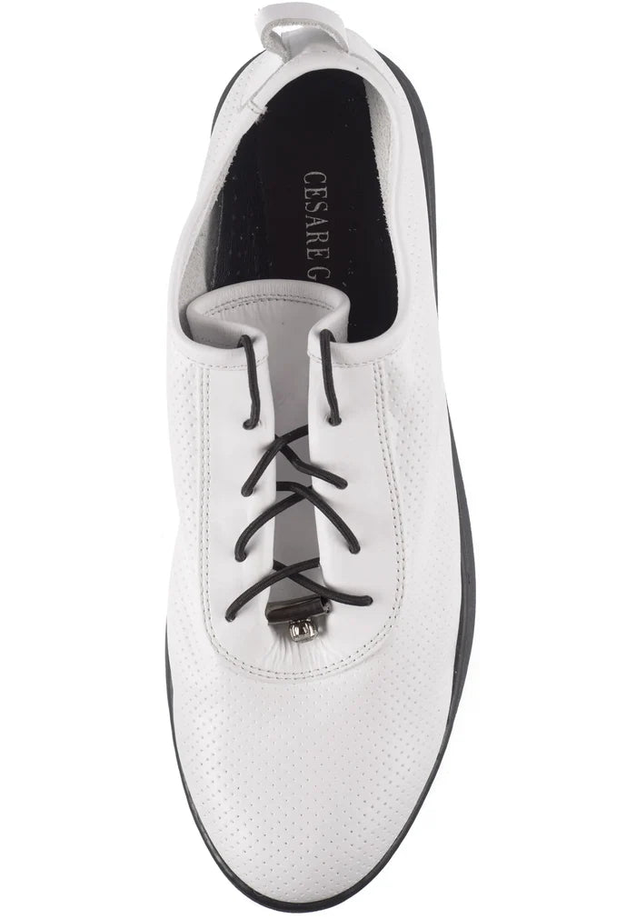 Lace-Up Leather Sneaker