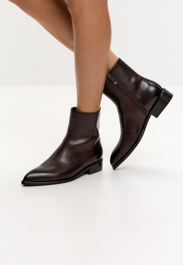 Leather Ankle Boots