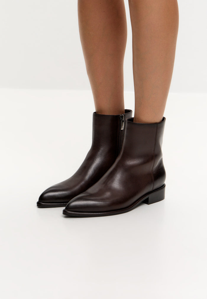 Leather Ankle Boots