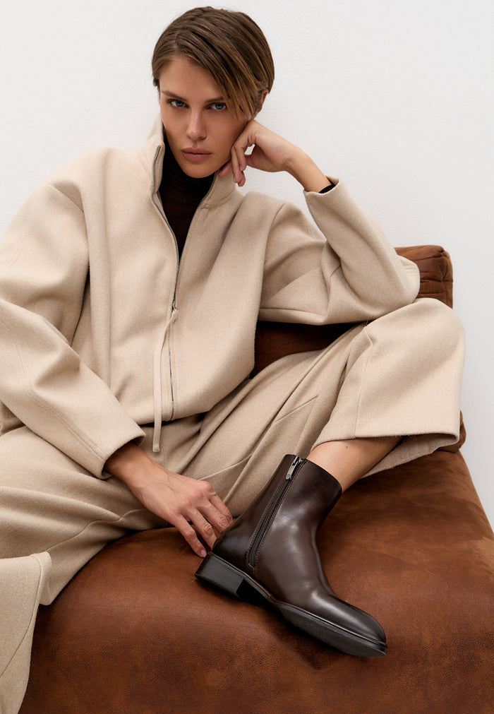 Leather Ankle Boots