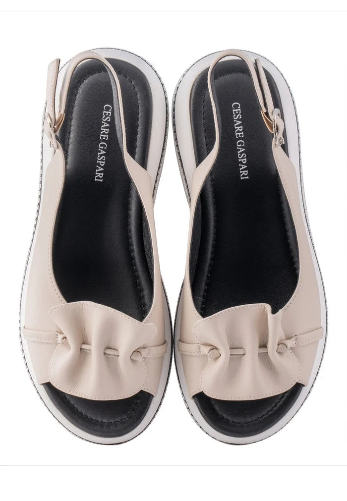 Leather Platform Sole Sandals