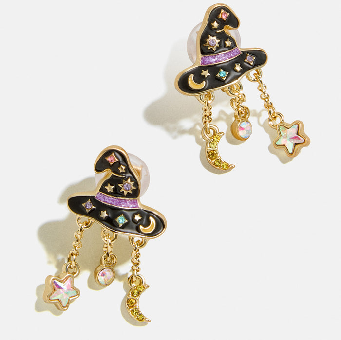 Little Spellcaster Kids' Clip-On Halloween Earring Set - Multi