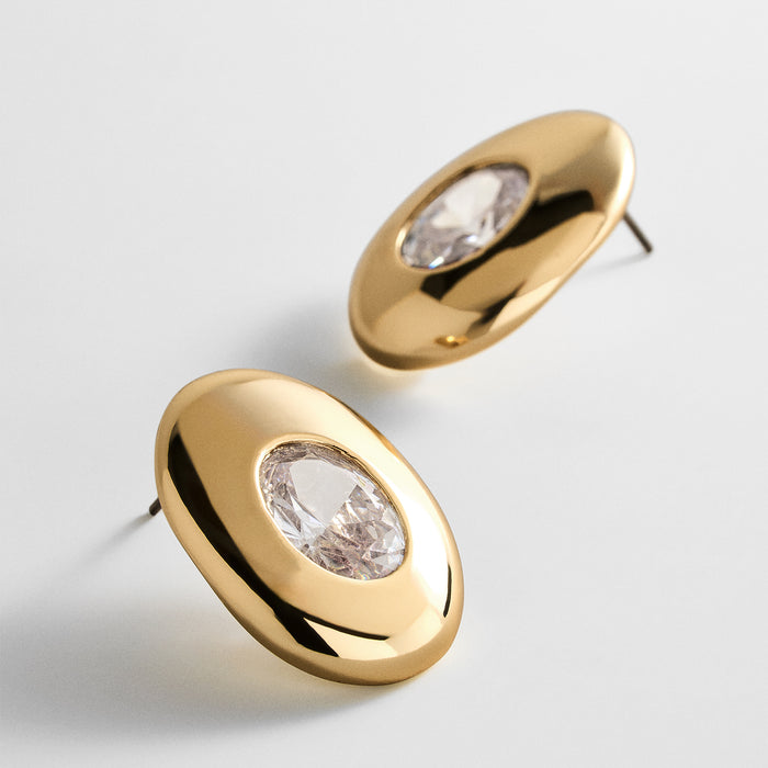 Maude Gold Stud Earrings