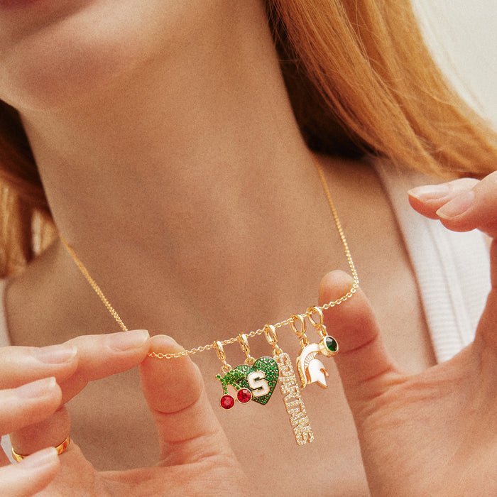 Michigan State University Cluster Charm Necklace - Michigan State University