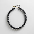 Mini Jane Beaded Necklace  - Black Bead
