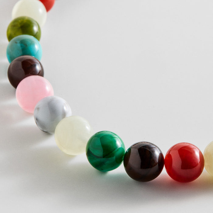 Mini Jane Beaded Necklace - Fresco Multi