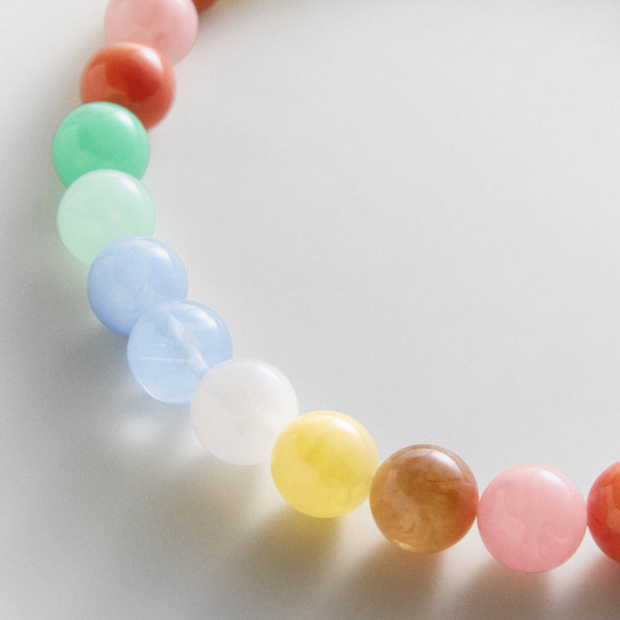 Mini Jane Beaded Necklace - Pastel Multi
