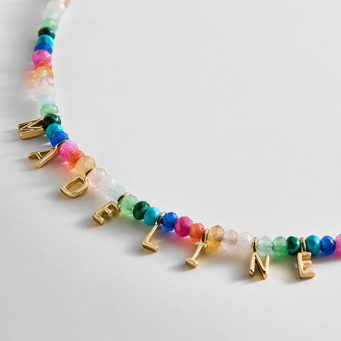 Mini Semi-Precious Custom Necklace - Multi