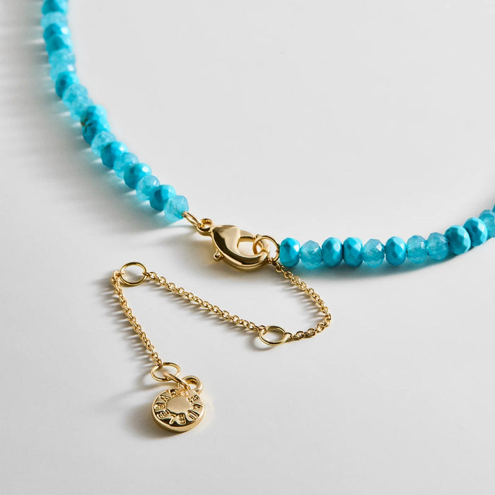 Mini Semi-Precious Custom Necklace - Turquoise