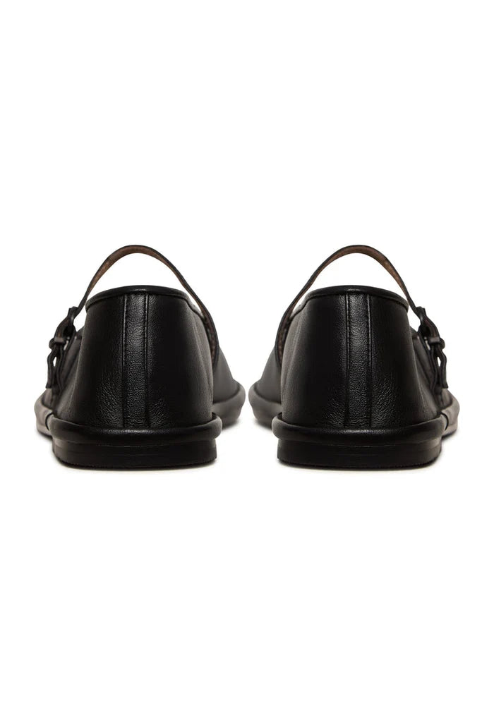 Minimalist Charm Flats - Black