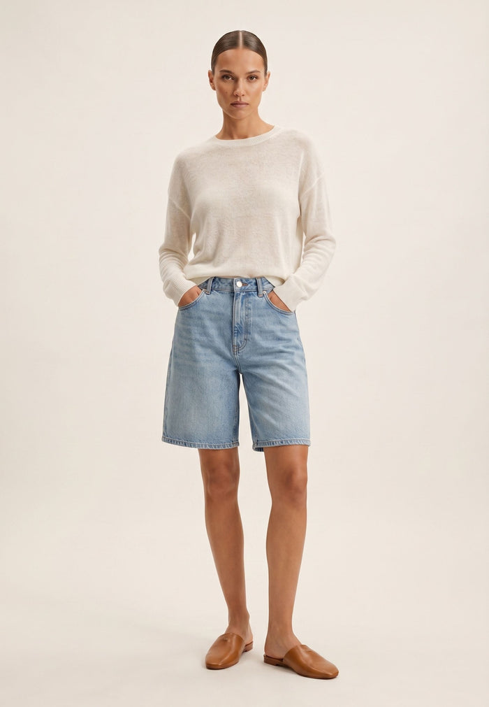 Minimalist Leather Mules - Brown