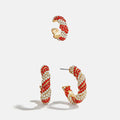 Mint Condition Holiday Earring Set - Candy Cane