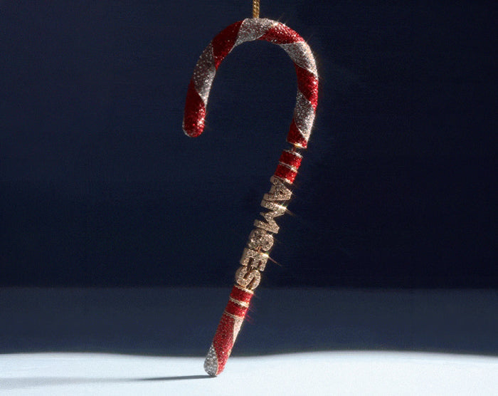 Mint to Be Custom Ornament - Red/White