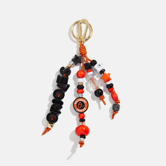 MLB Beaded Bag Charm - Baltimore Orioles