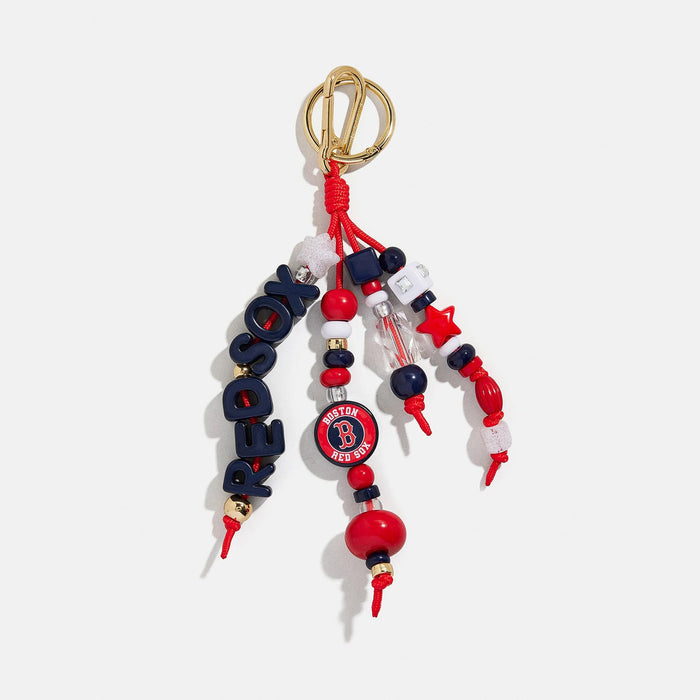 MLB Beaded Bag Charm - Boston Red Sox