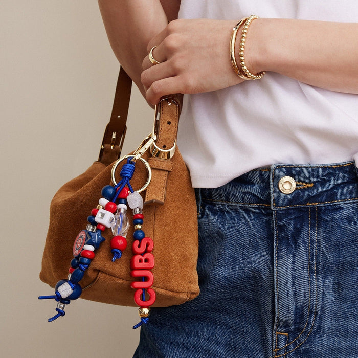 MLB Beaded Bag Charm - Chicago Cubs