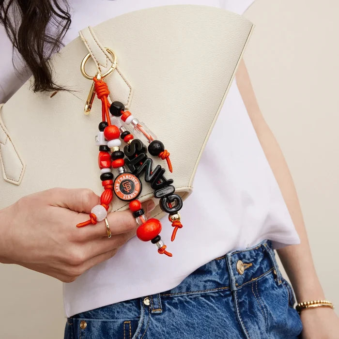 MLB Beaded Bag Charm - San Francisco Giants