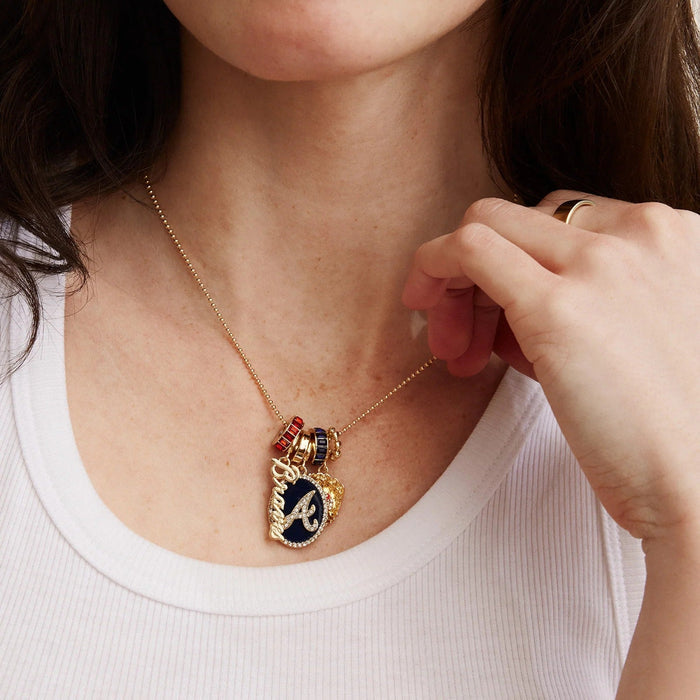MLB Charm Necklace - Atlanta Braves