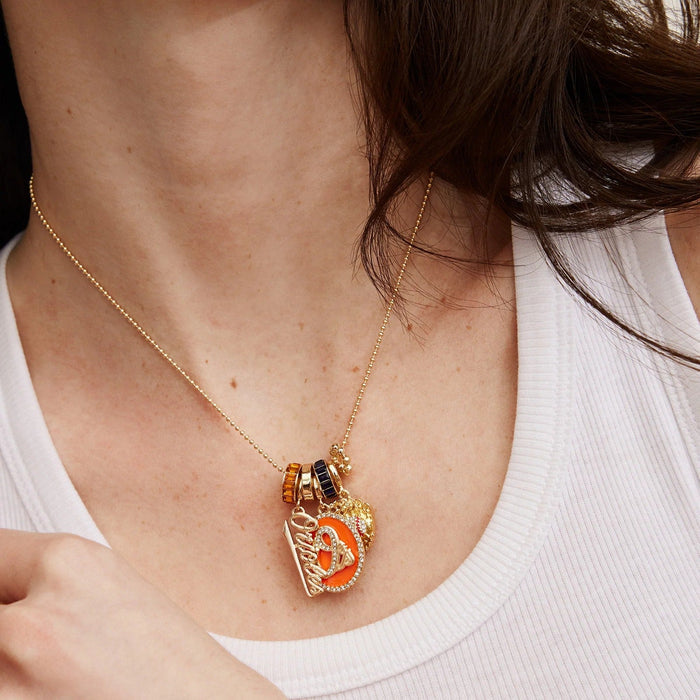 MLB Charm Necklace - Baltimore Orioles