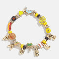 MLB Motif Beaded Bracelet - San Diego Padres