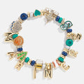 MLB Motif Beaded Bracelet - Seattle Mariners