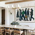 ArtExplore Original Urban Pop Art Painting – Stylish Large Wall Art for Modern Homes & Open Spaces