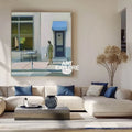Modern American Art Paintings Single Woman Painting Large Framed Painting For Living Room