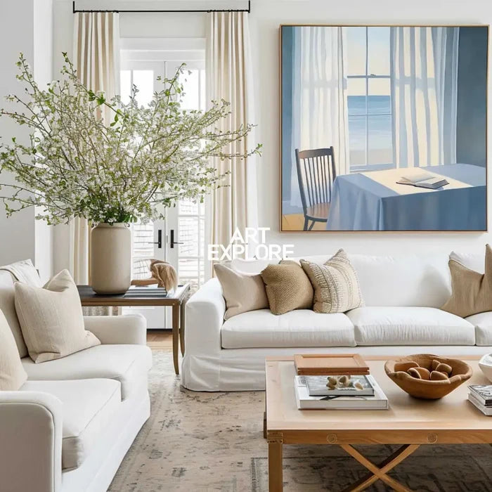 Beautiful Room Space Art Canvas Painting Minimalist Painting American Art For Livingroom