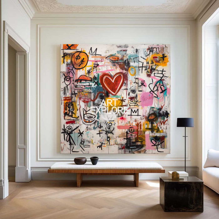 Modern Graffiti Texture Painting #ABAS316