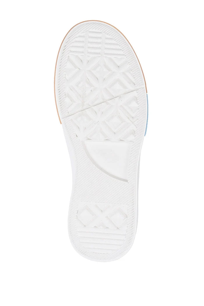 Multi-Panel Platform Sneakers