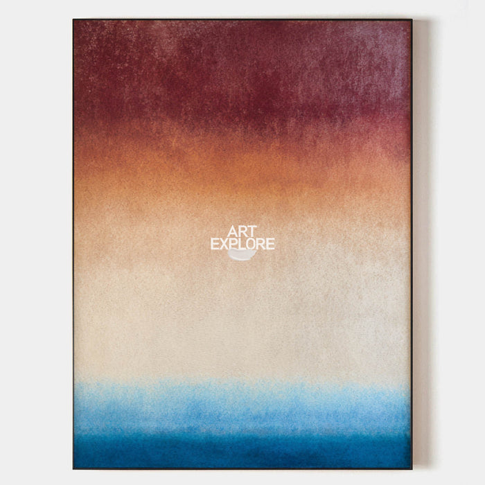 Modern Neon Gradient Wall Art, Large Vertical Minimalist Painting For Sale – ArtExplore