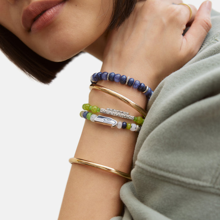 NFL Beaded Bracelet Set - Seattle Seahawks