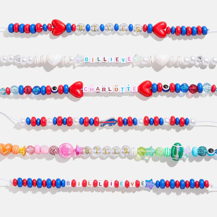 NFL Bracelet Bead Kit - Buffalo Bills