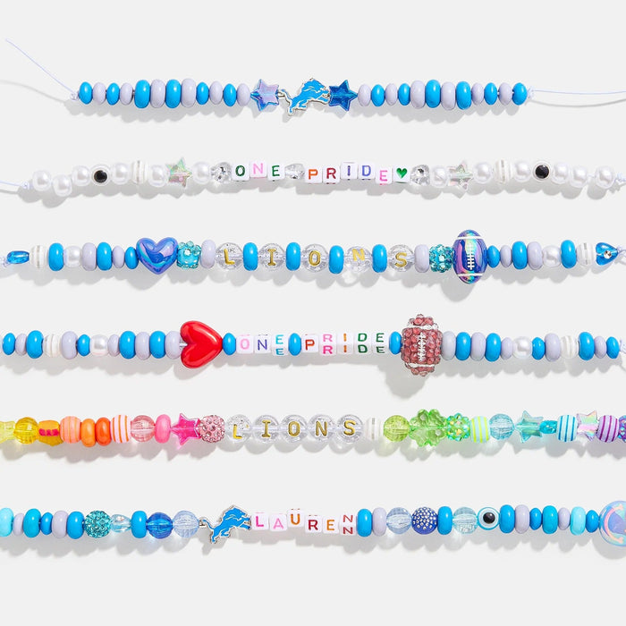 NFL Bracelet Bead Kit - Detroit Lions