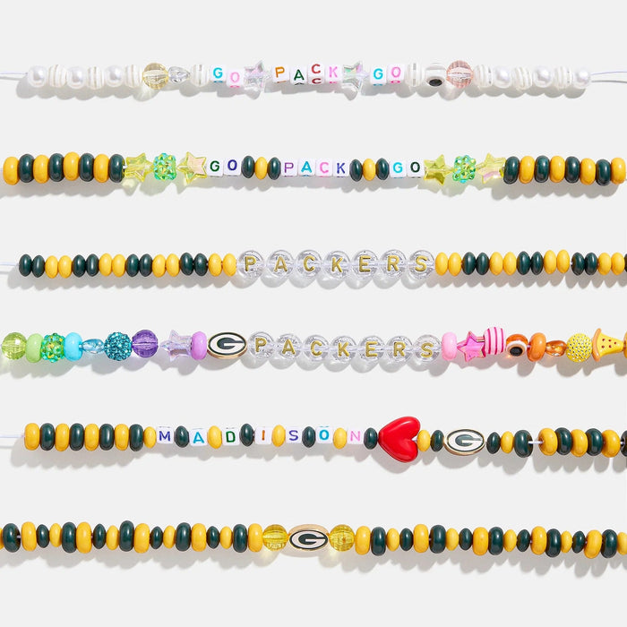 NFL Bracelet Bead Kit - Green Bay Packers