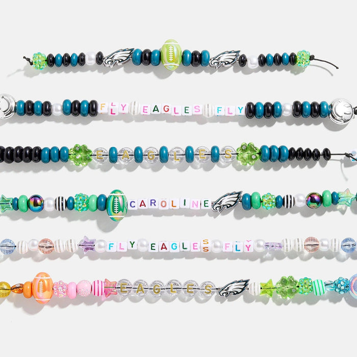 NFL Bracelet Bead Kit - Philadelphia Eagles
