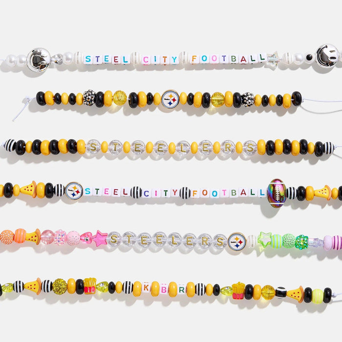 NFL Bracelet Bead Kit - Pittsburgh Steelers