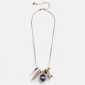 NFL Cluster Charm Necklace - Baltimore Ravens